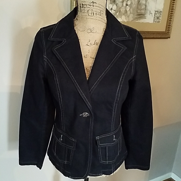 Motto Jackets & Blazers - Motto small Black Jean Jacket